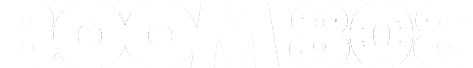 Boom 808 Logotype White Rgb